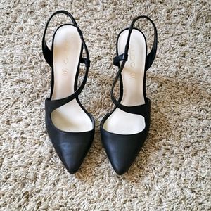 ALDO black high heel shoes!